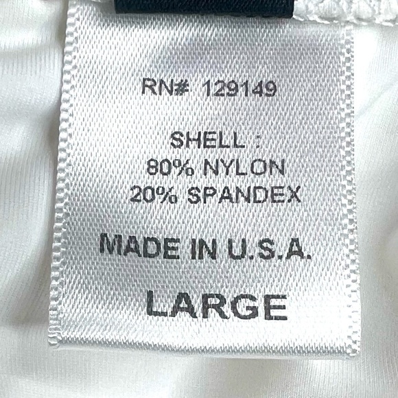 RIS-K Women's White Net-Overlay Lace-Up Sides Expedition One Piece Swimsuit - Picture 16 of 16